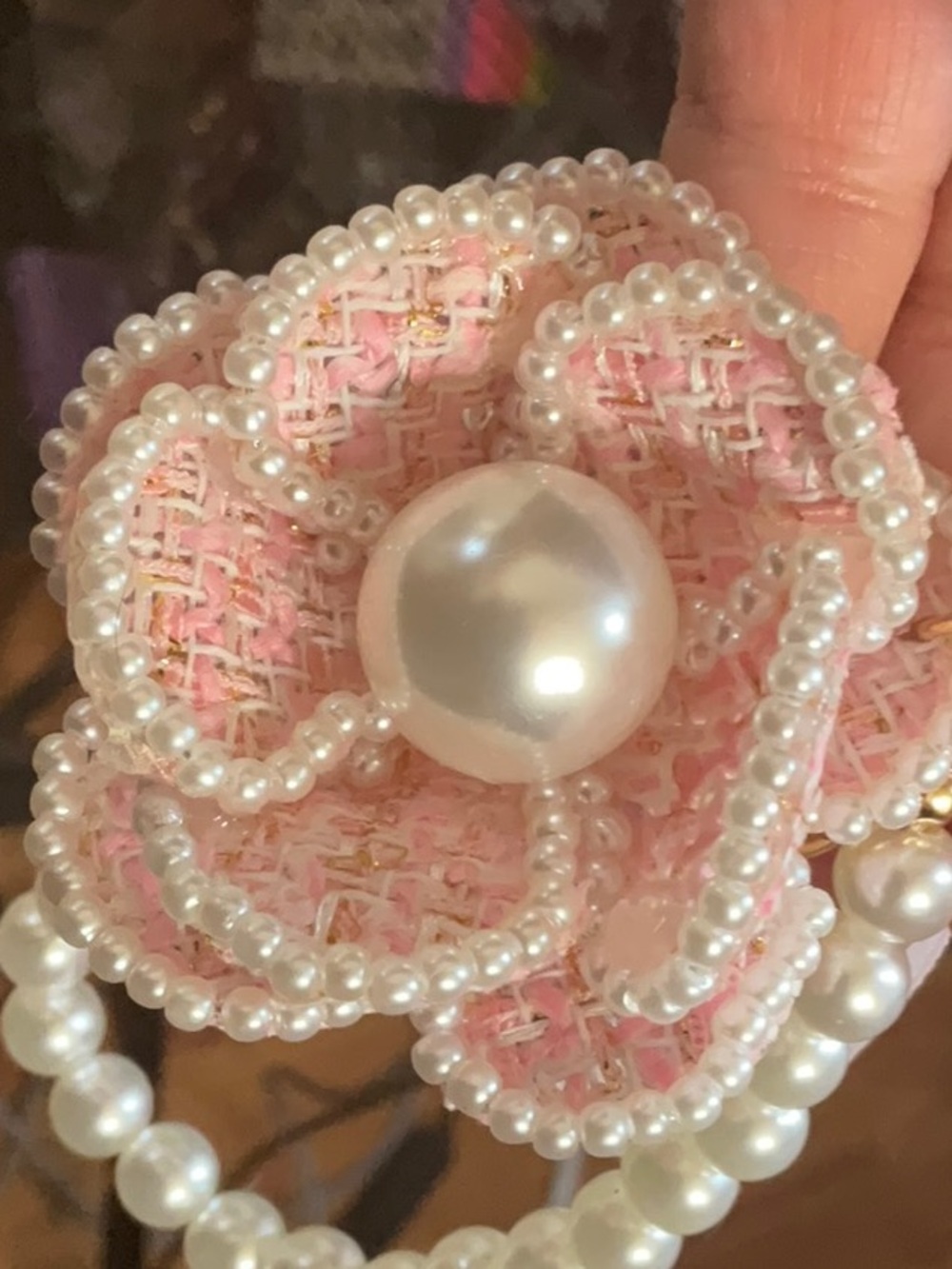 New, without tags, pink tweed boutique charm 150 retail